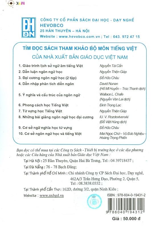 Dẫn Luận Ngôn Ngữ Học