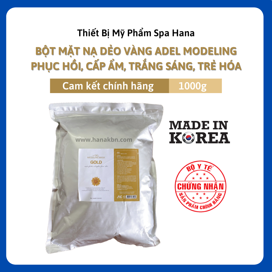 Mặt Nạ Vàng - Mặt Nạ Bột Dẻo Adel Mask Hàn Quốc