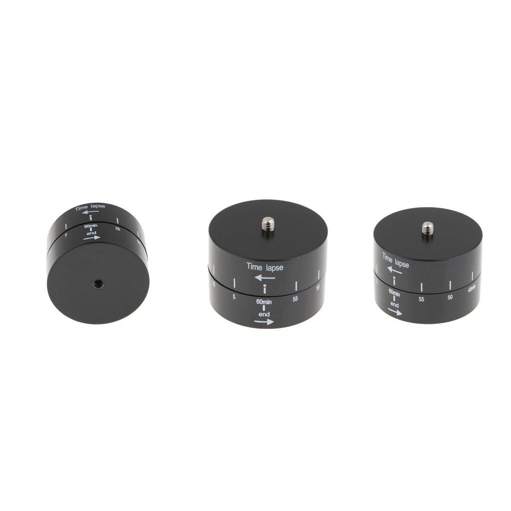 3Pcs Panoramic 360 / 60-Minute Time Lapse Tripod Head for Smartphone