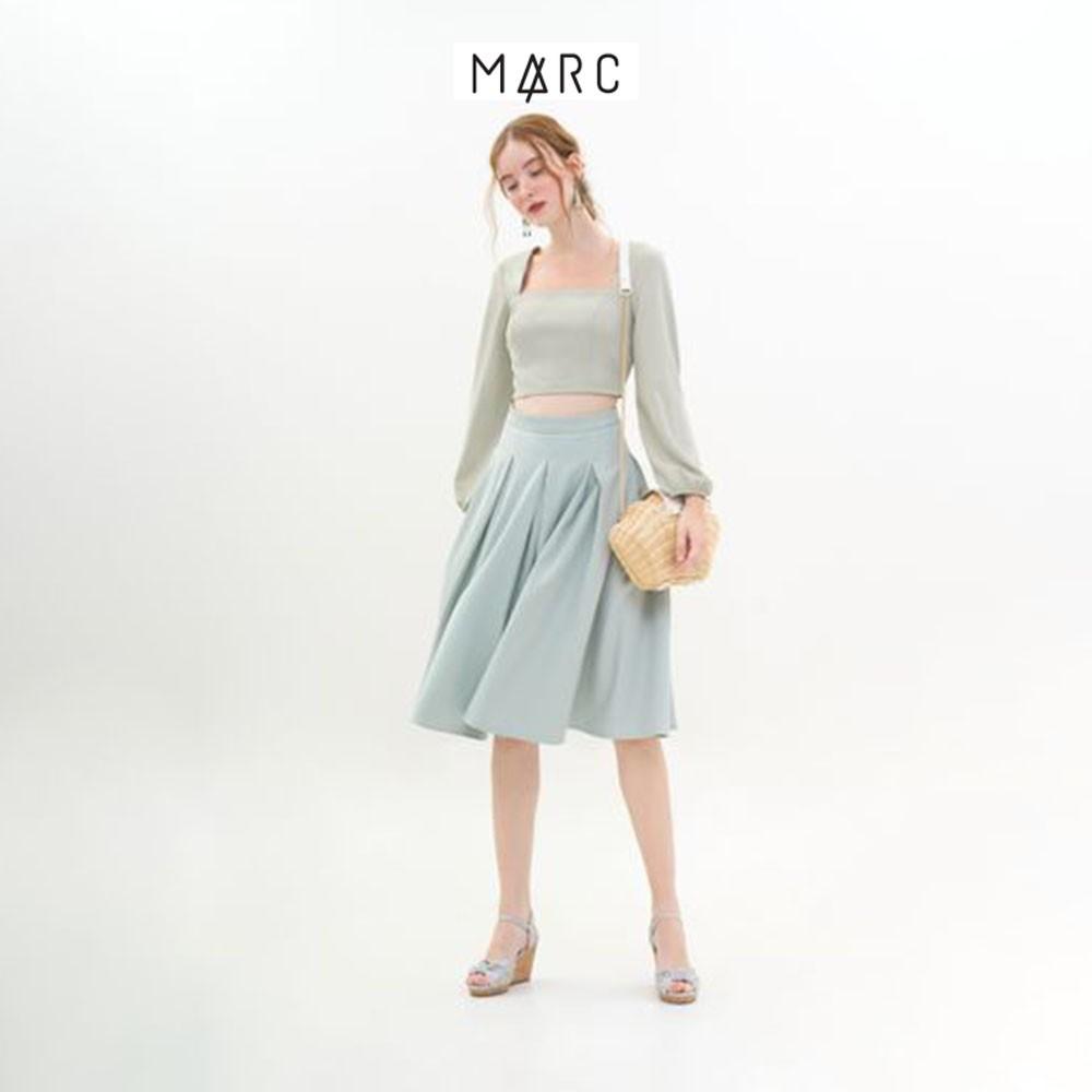 Váy nữ MARC FASHION midi xếp li hợp