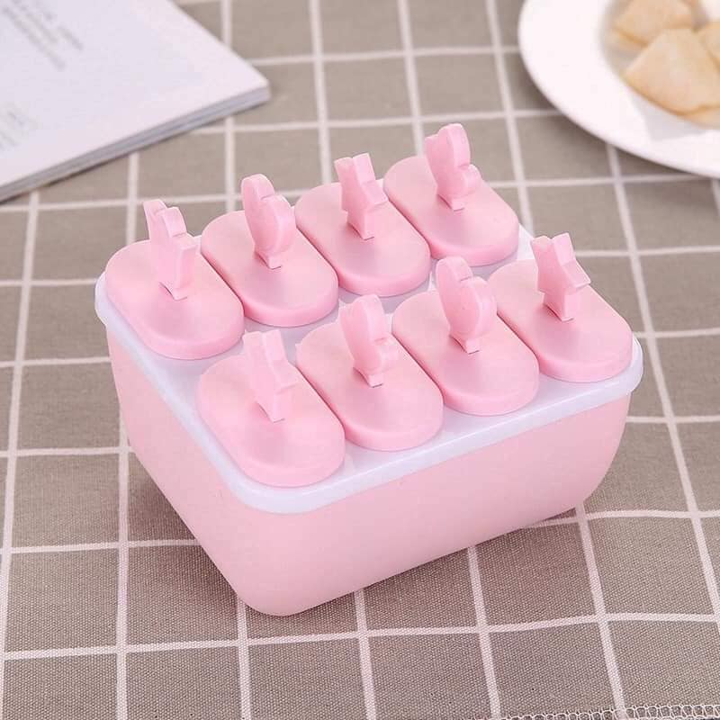 KHUÔN LÀM KEM QUE 8 CÂY TIỆN DỤNG