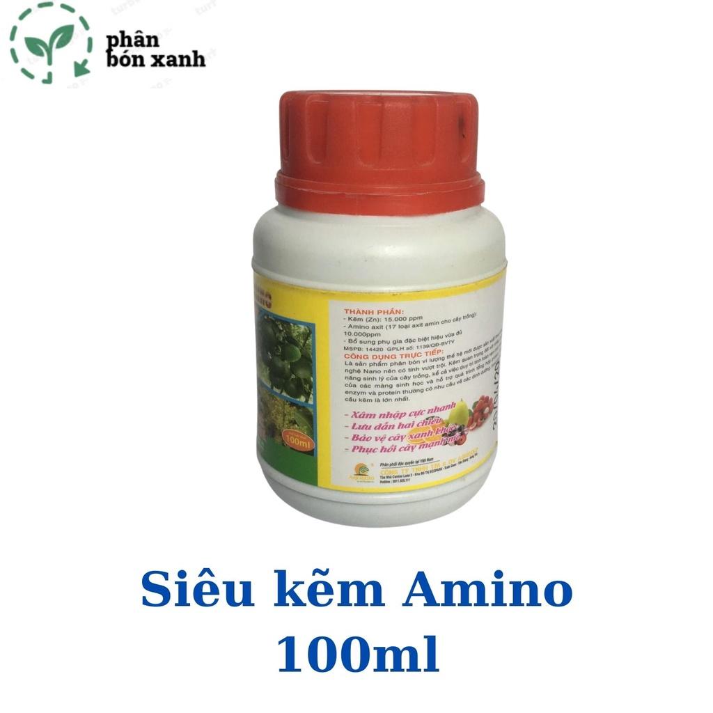 Phân bón KẼM AMINO, kích hoa, xanh lá, khỏe cây,tăng đậu trái, tăng đề kháng, tăng diệp lục, phục hồi cây.