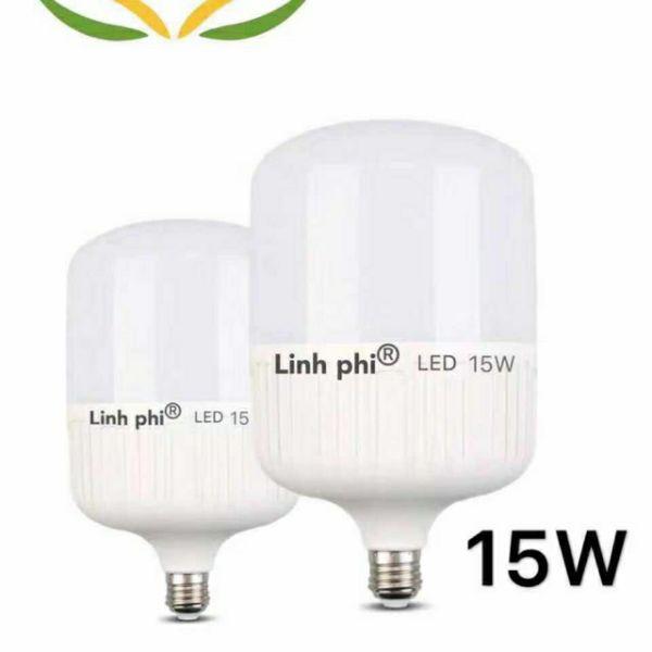 Combo 10 Bóng đèn Led Linh Phi 15 W siêu sáng, tiết kiệm điện năng, an toàn khi sử dụng.