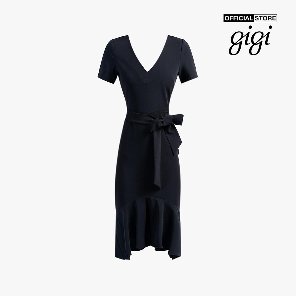 GiGi - Đầm midi đuôi cá xếp bèo nữ tính G2102D221235