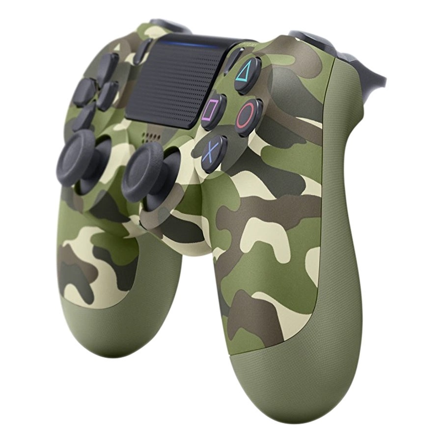 DualShock 4 Wireless Controller for PS4 – Green Camouflage - Hàng chính hãng