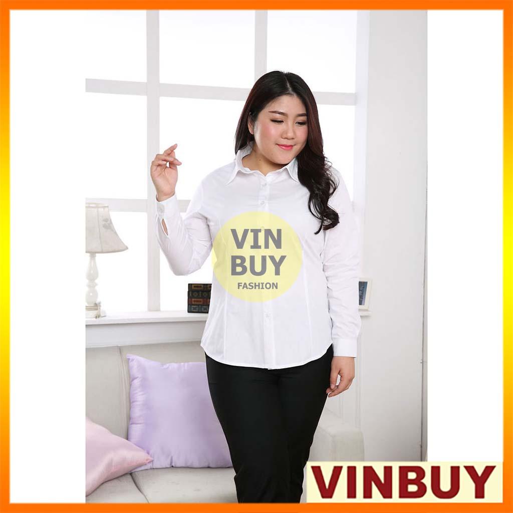 Sơ mi trắng bigsize nữ VINBUY