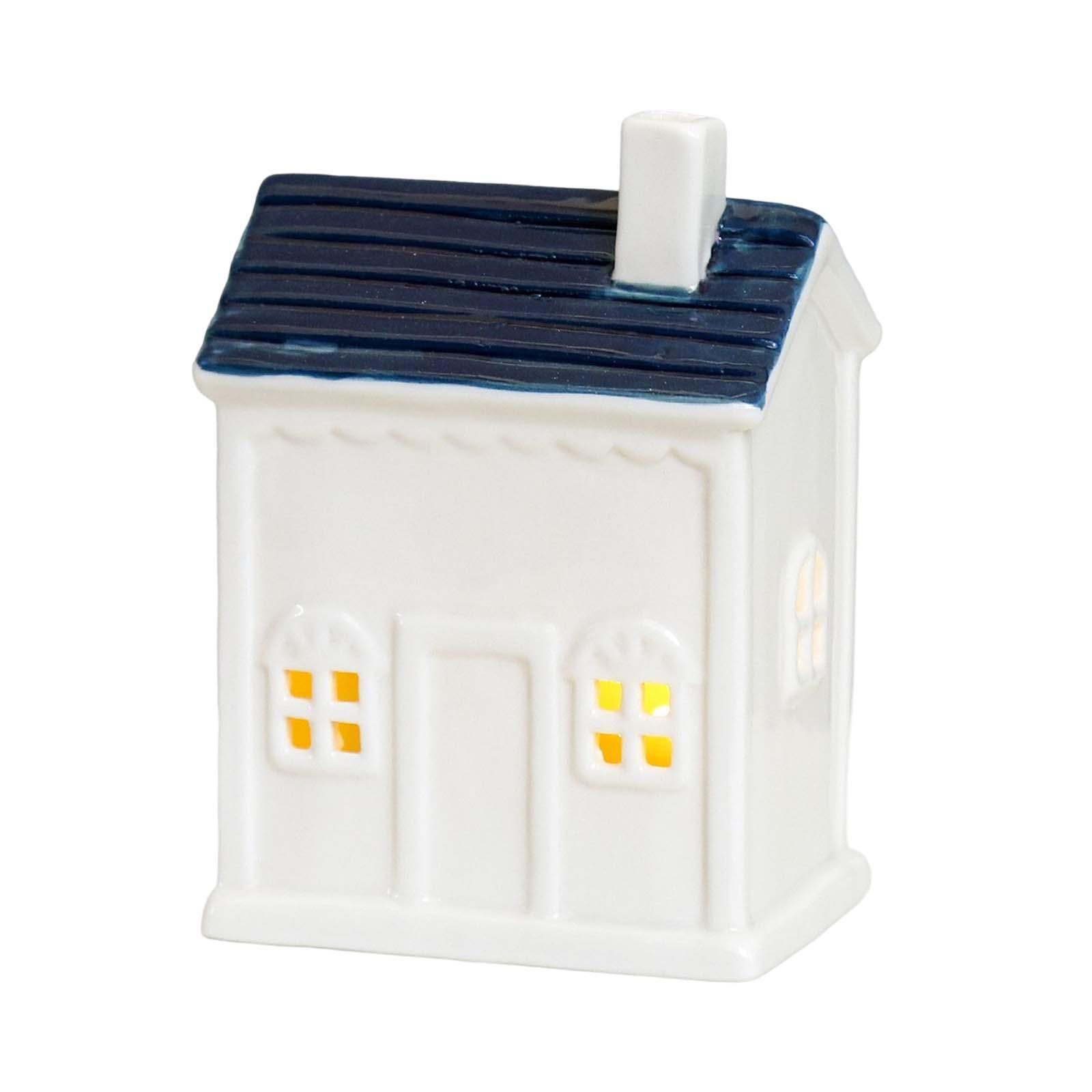 Ceramic House Candle Holder Stand Small House Shaped for Home Wedding Party