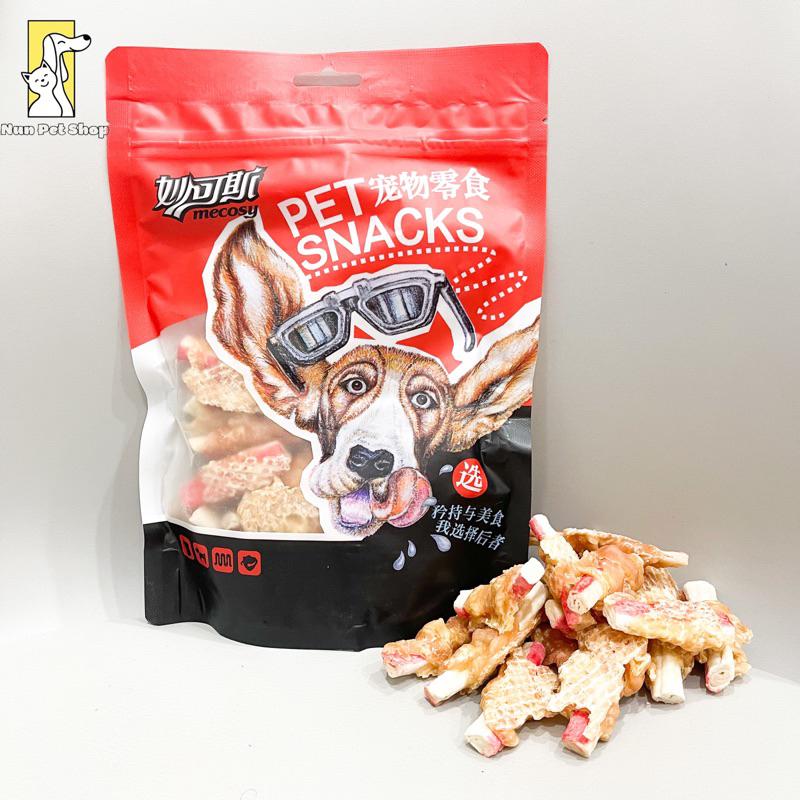 Gà bọc thanh cua cho chó - Pet Snack Mecosy