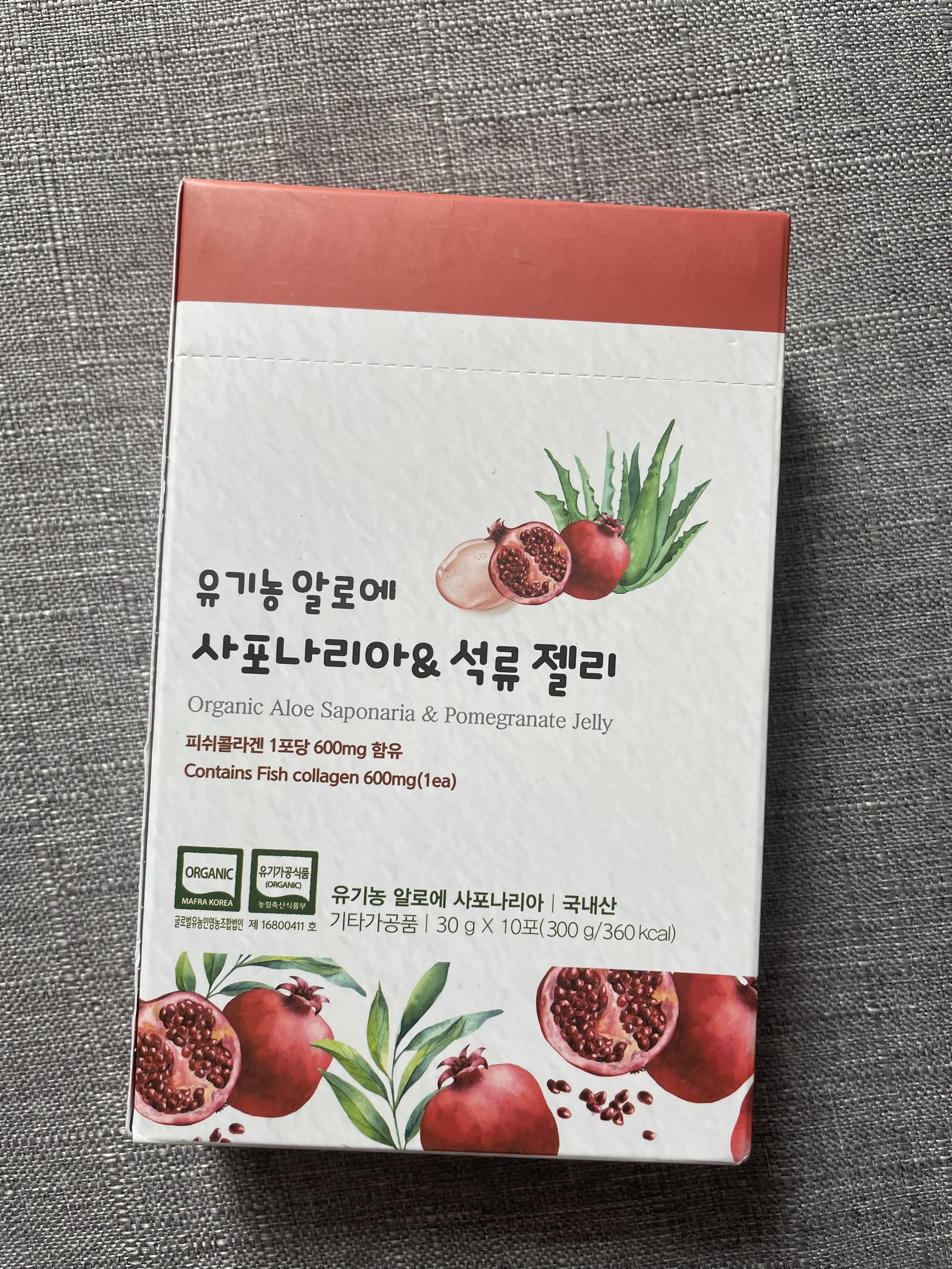 KDY ALOE - THẠCH COLLAGEN NHA ĐAM SAPONARIA LỰU ĐỎ HỮU CƠ