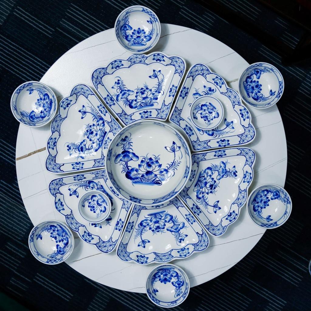 Bộ Hoa Mặt Trời - Bộ Thờ Cúng 15 Sản Phẩm - Sen Xanh