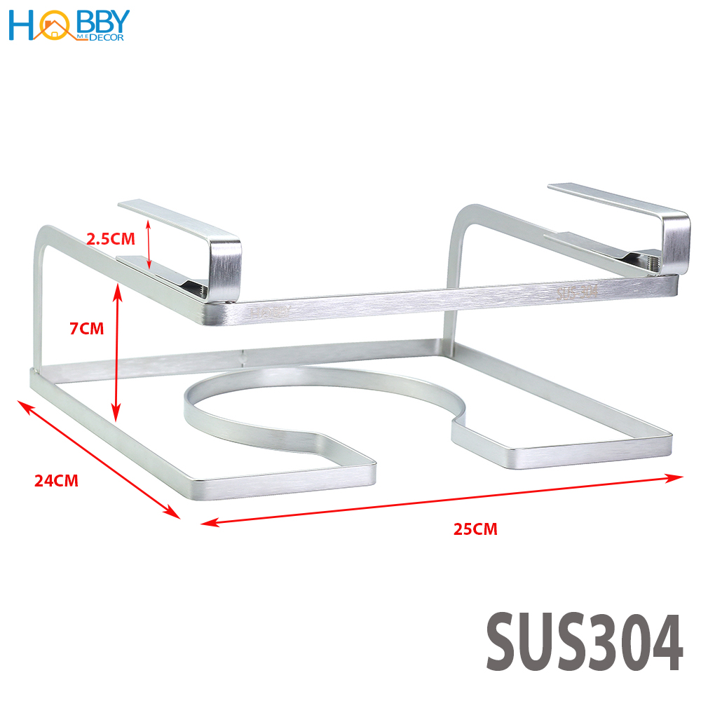 Giá treo nắp vung, thớt gắn vào thành tủ bếp Hobby Home Decor NVTT