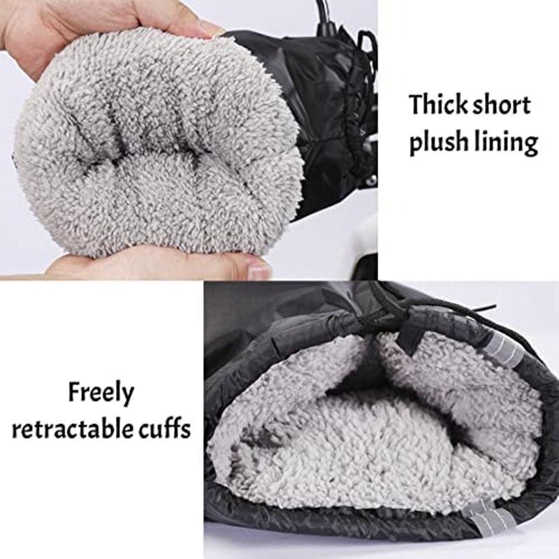 Găng Tay cotton Dày Dặn Chống Trượt Chống Nước Dùng Khi Đi Xe Máy