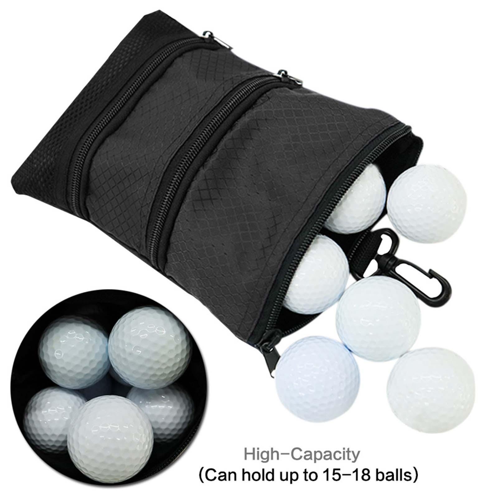 Portable Golf Ball Bag Sports Holder Waterproof Golf Accessory Carrier