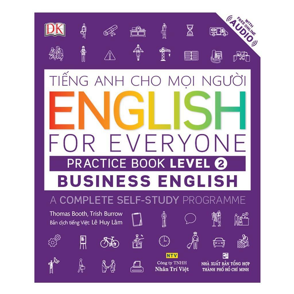 Sách - English For Everyone - Business English - Practice Book Level 2 (Kèm 1 Đĩa CD - Room) - Nhân Trí Việt