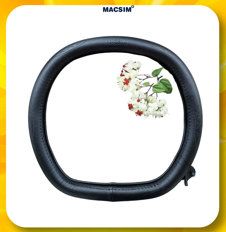 Bọc vô lăng cao cấp Macsim mã DDcut L996 chất liệu da thật - Khâu tay 100%