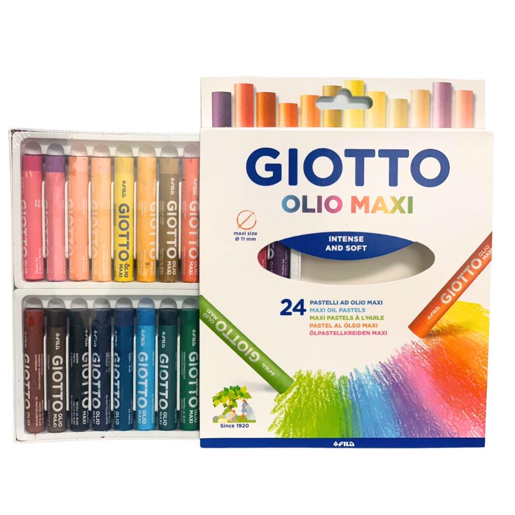 Hộp 24 màu sáp GIOTTO Olio Maxi nhập khẩu Italy 293800