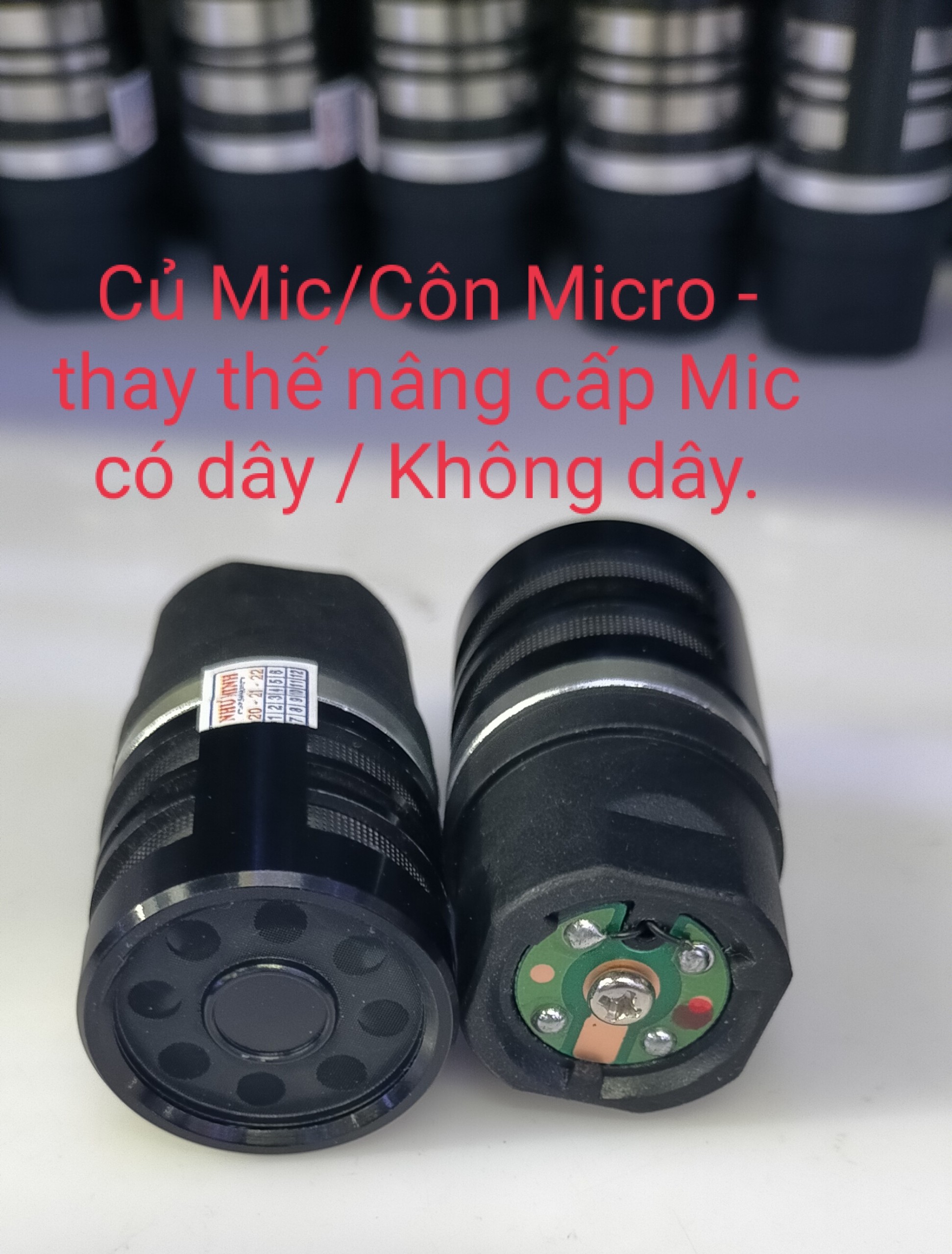 Củ mic cao cấp 668 dùng thay thế nâng cấp cho mic có dây/ không dây - 1 cặp