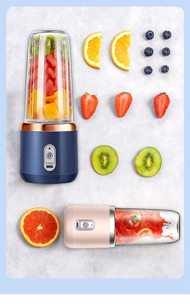 Máy Xay Sinh Tố Mini Cầm Tay Small Portable Juicer - Máy Xay Sinh Tố Đa Năng Tiện Lợi 2 Cốc Tiện Lợi