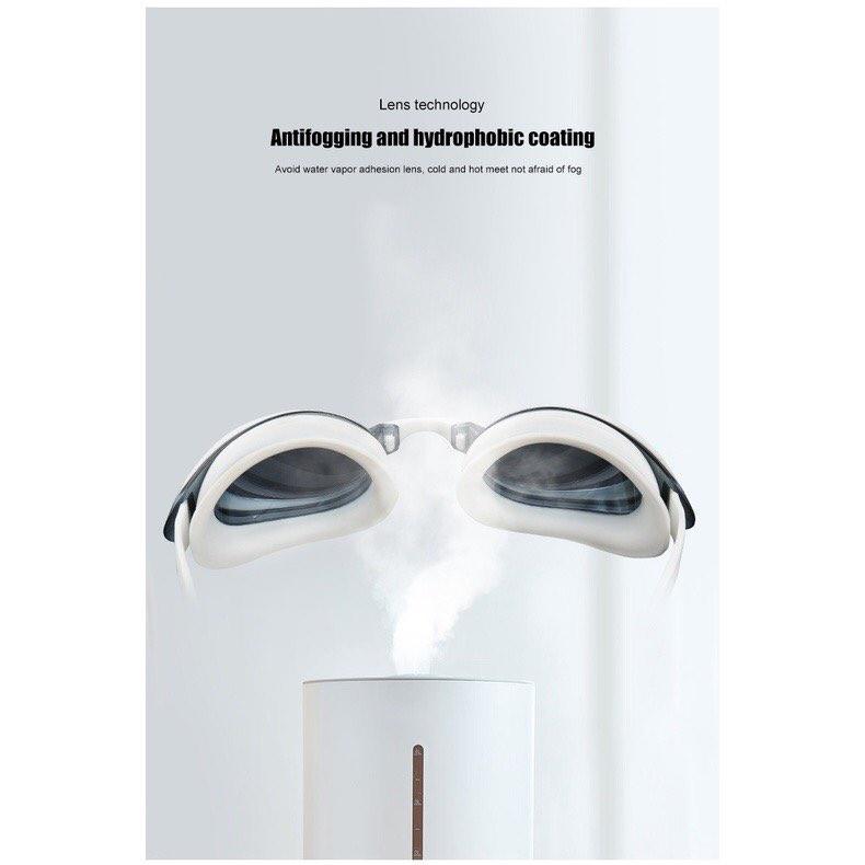 Bộ kính bơi + mũ bơi Camel chống thấm nước và sương mù HD cao cấp tặng kèm hộp đựng và bịt tai