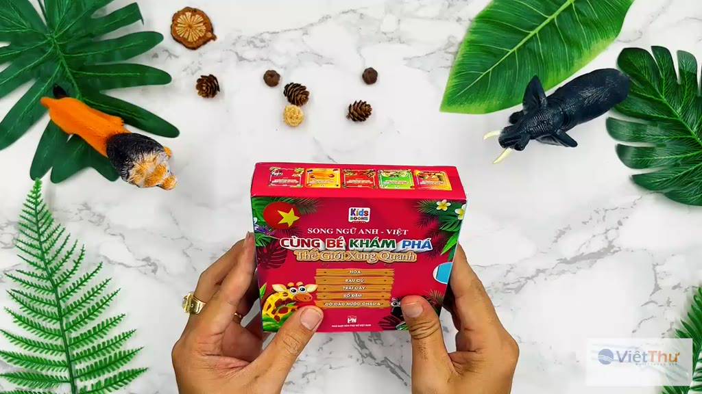 Sách - Combo Cùng Bé Khám Phá Thế Giới Xung Quanh bìa Hồng - Song Ngữ Anh-Việt