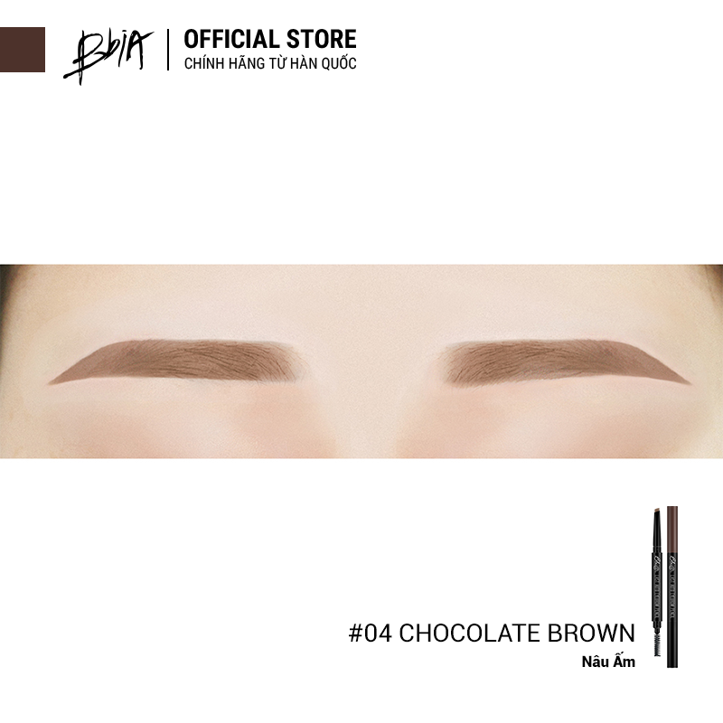 Kẻ chân mày Bbia Last Auto Eyebrow Pencil 0.18g (5 màu)