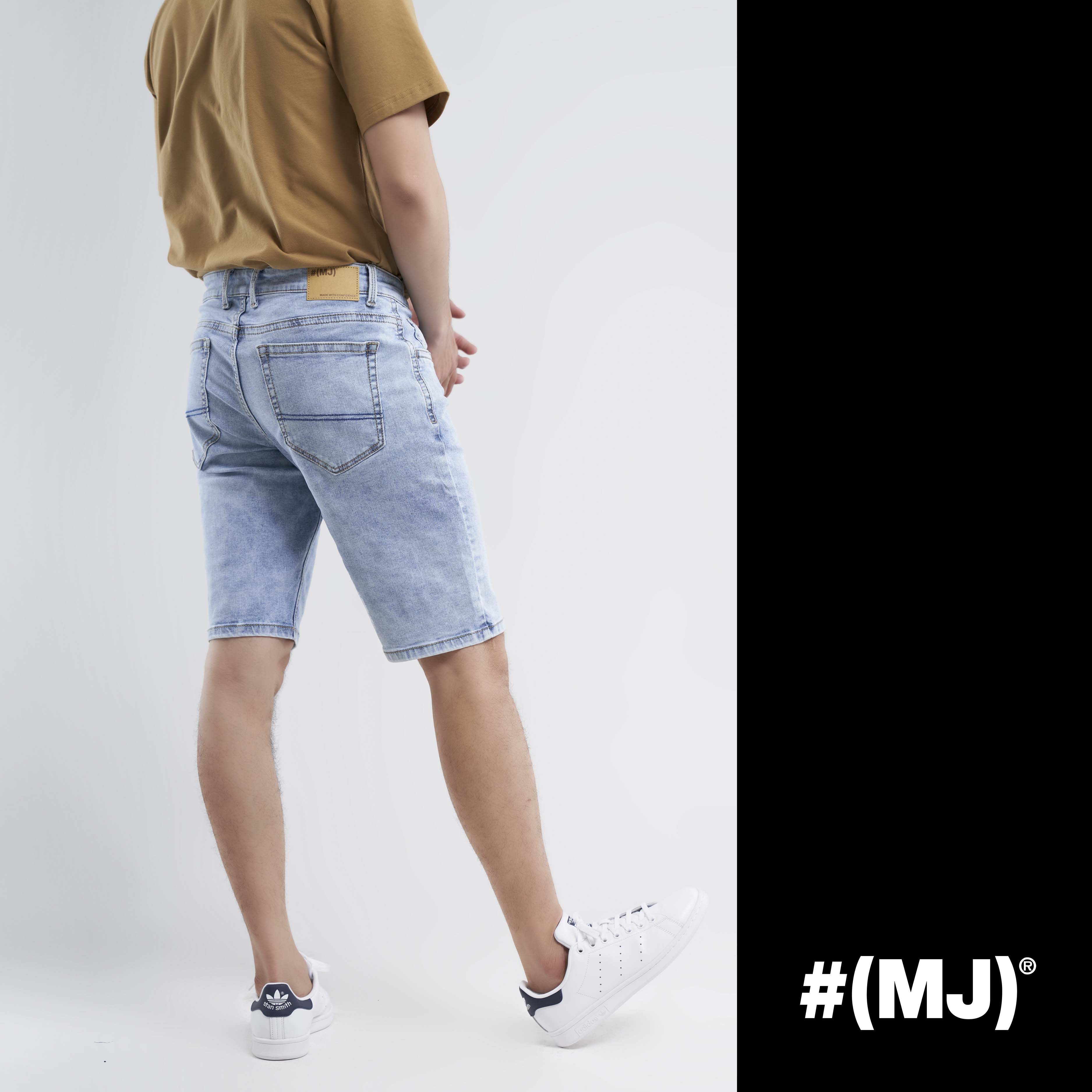 Quần short jeans nam thời trang MESSI jeans MJB0127