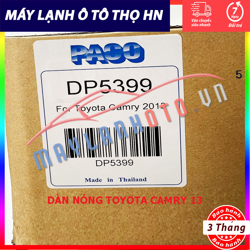 Dàn (giàn) nóng Toyota Camry 2.4 2013 Hàng xịn Thái Lan (hàng chính hãng nhập khẩu trực tiếp)