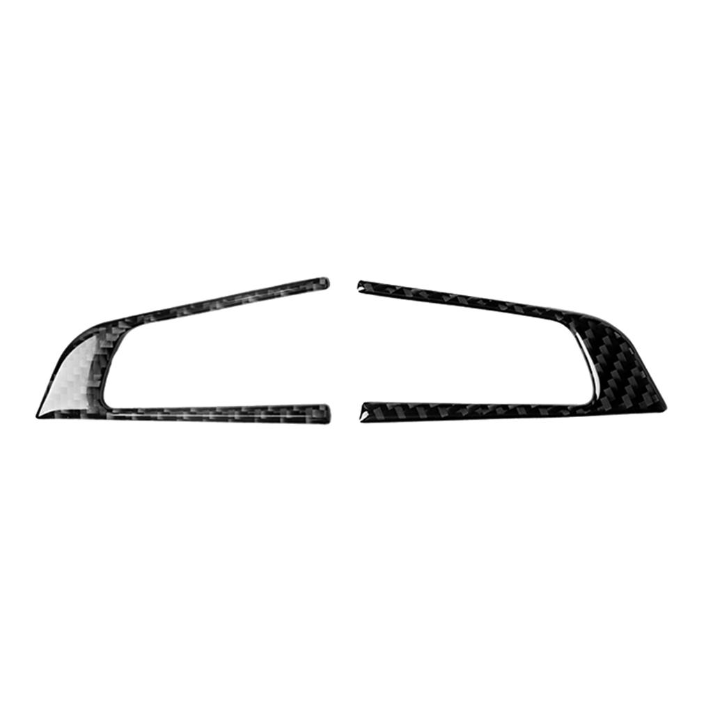Carbon Fiber Steering Wheel Cover Case Trim Sticker for