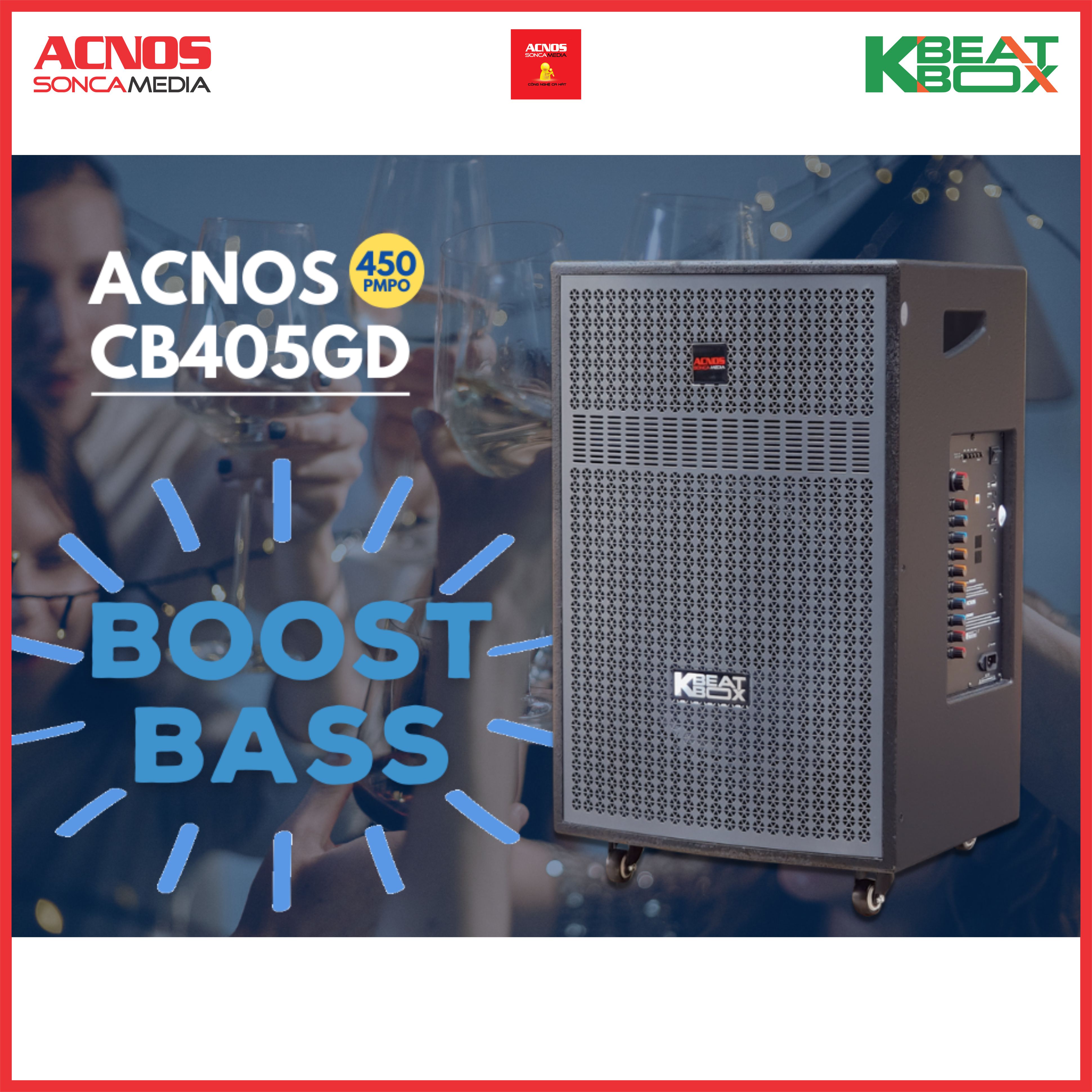 Dàn âm thanh di động ACNOS CB405GD