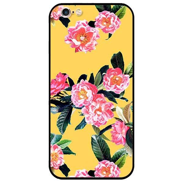 Ốp lưng dành cho Iphone 5 / 5s / 5Se - Iphone 6 / 6s - Iphone 6 Plus / 6s Plus mẫu Hoa Hồng Nền Vàng