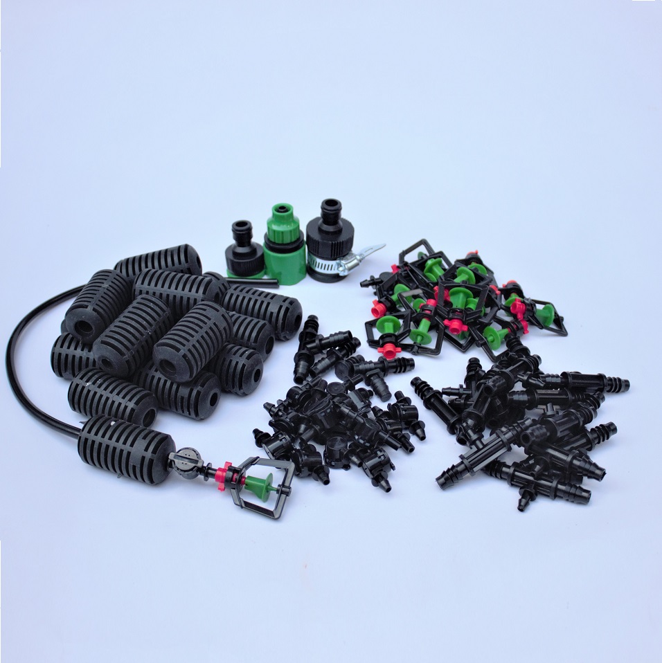 Bộ Kit 16 Tưới treo xoay 360° đầy đủ dây, phụ kiện