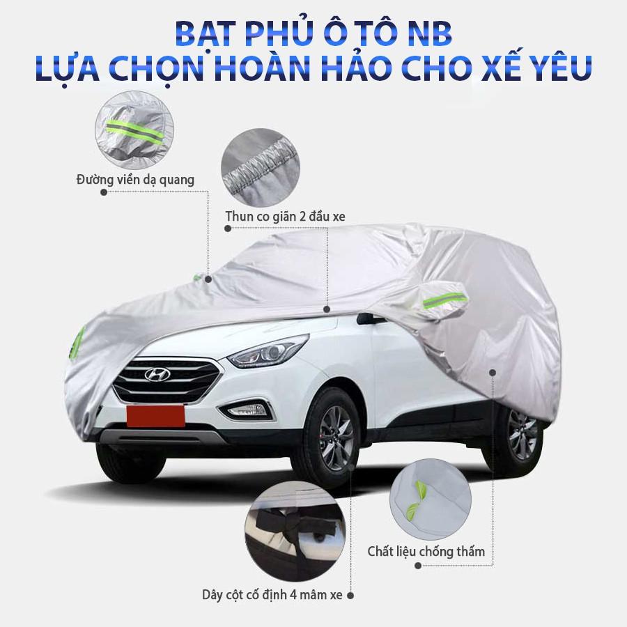 Bạt Phủ Ô Tô NB 7 Chỗ Lớn Size YXL Chống Thấm Nước Nhập Khẩu Chính Hãng