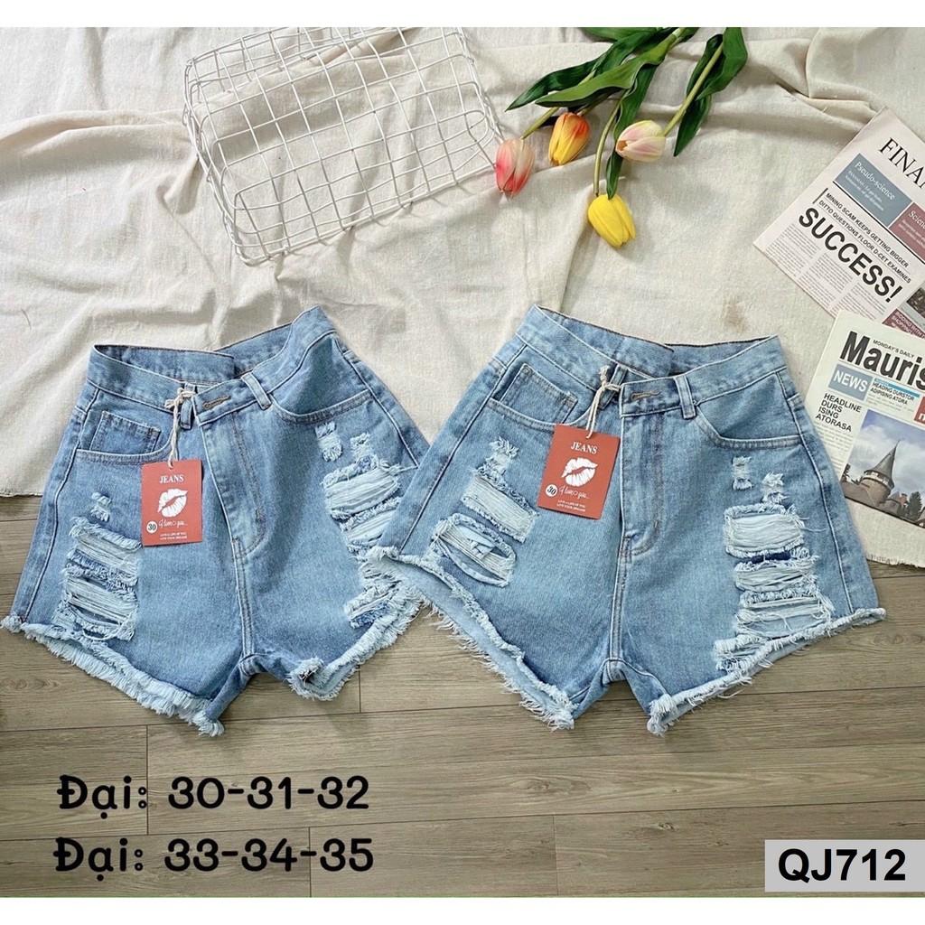 Quần đùi bò nữ size lớn trên 55kg QJ712
