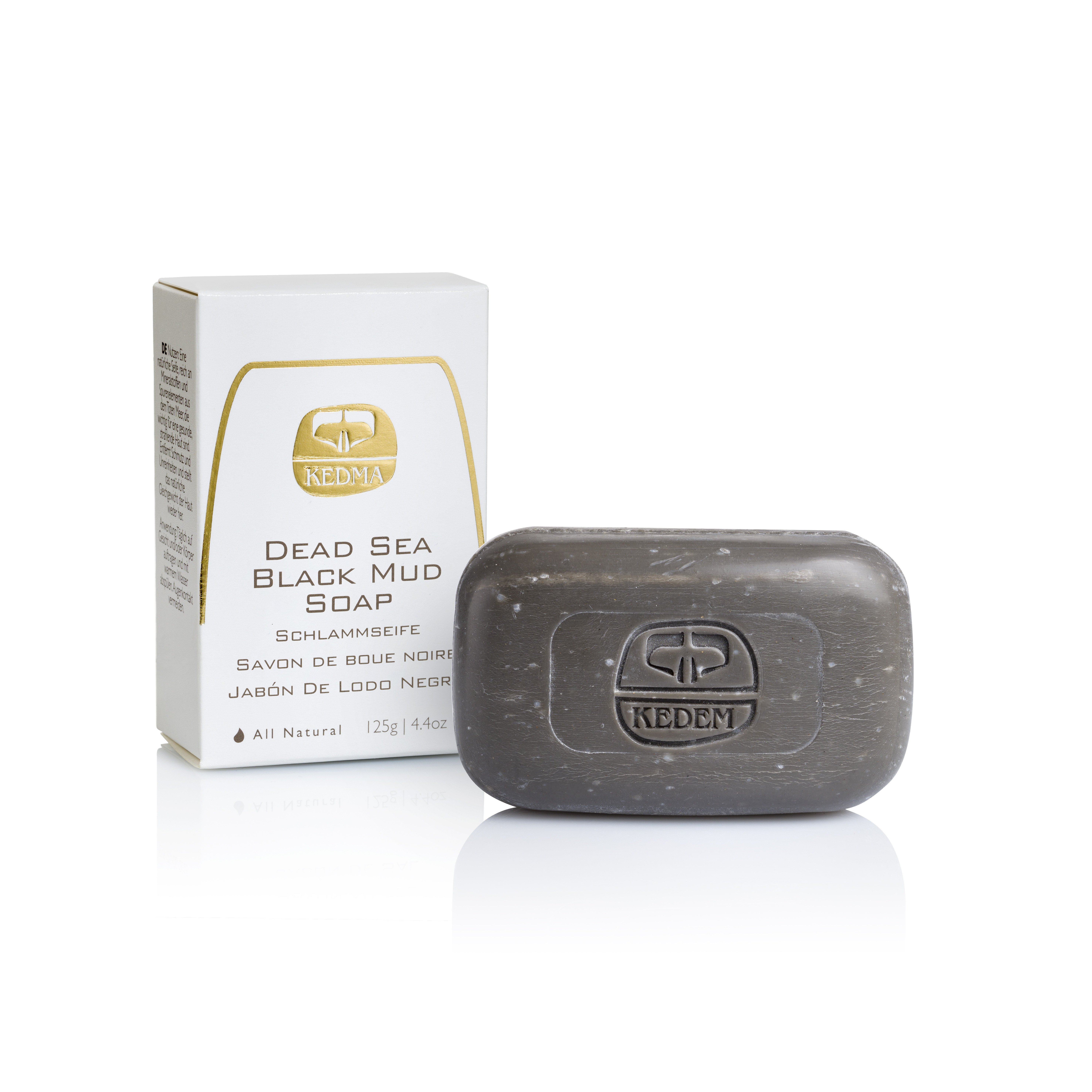 Xà Phòng Bùn Đen Từ Biển Chết Kedma Dead Sea Black Mud Soap Giúp Làm Sạch Sâu Nhẹ