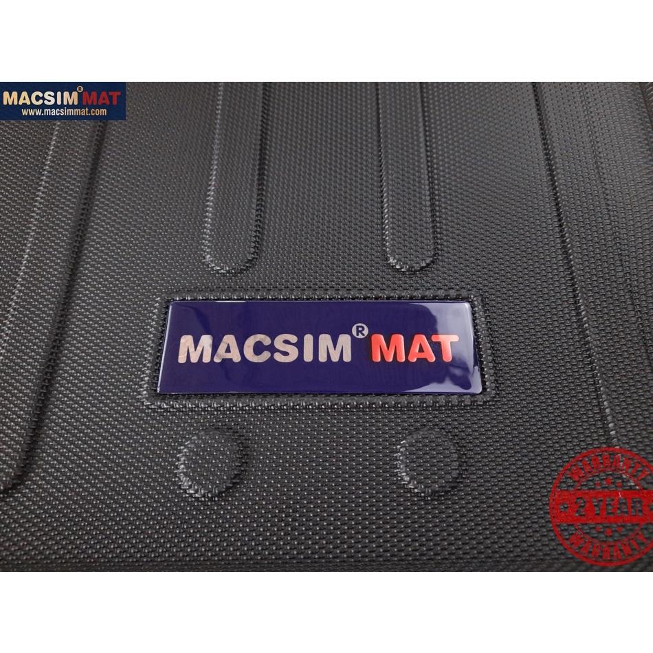 Thảm lót cốp xe ô tô Mercedes G500 2013-2017 nhãn hiệu Macsim chất liệu TPV cao cấp màu đen
