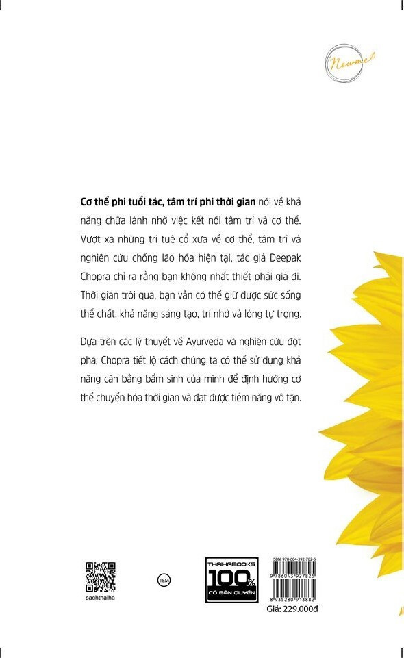 Cơ thể phi tuổi tác, tâm trí phi thời gian - Deepak Chopra - Kiều Anh Tú dịch -