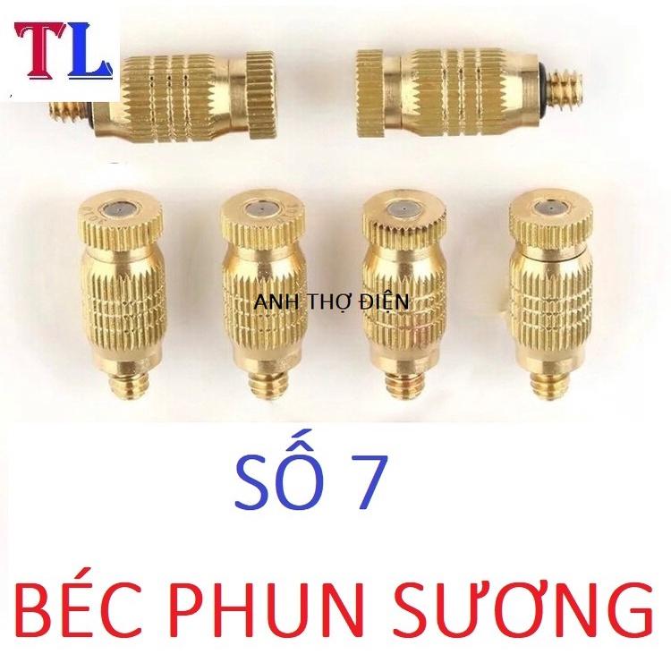 Béc phun sương số 1-2-3-4-5-6-8 tưới lan/rau/ hoa (đầu béc phun sương