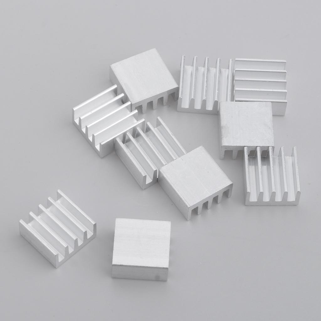 10PK Aluminum Heatsink Cooling Fin 14x14x7mm Power Source Heat Sink