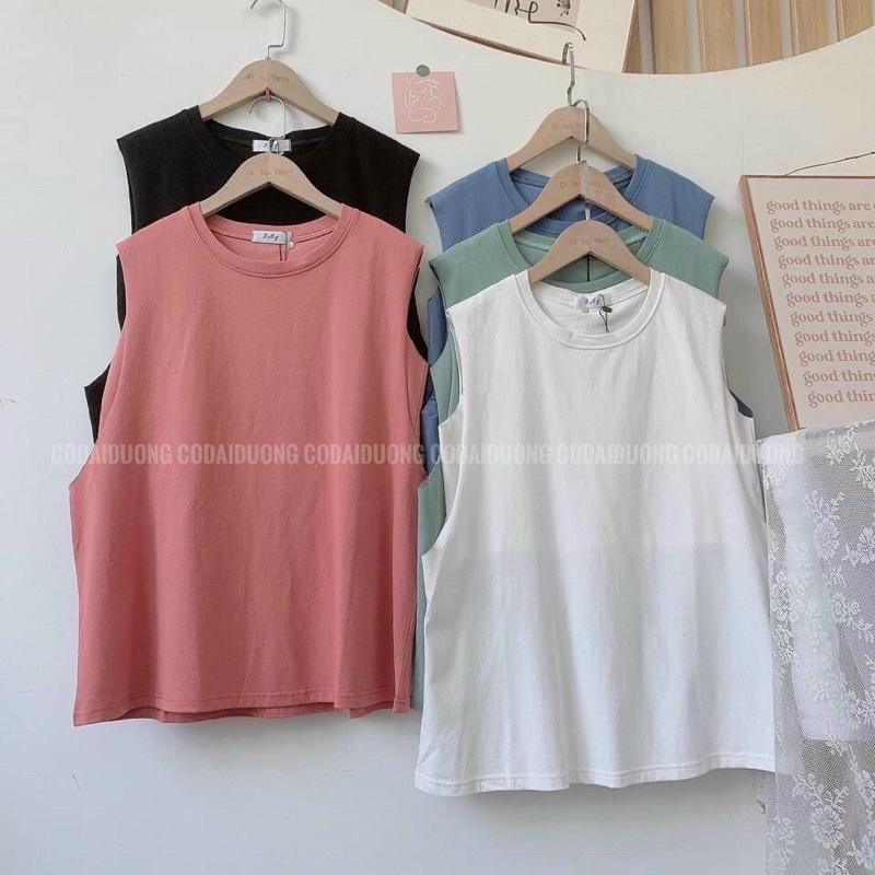 SIÊU HOT Áo Thun Ba Lỗ TanK Top Oversize Nhiều Màu - Áo Tank Top Free Unisex Nam Nữ Đều Mặc Được (k kèm áo trong