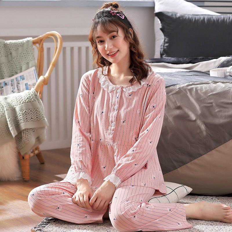 Bộ bầu và sau sinh cotton THU ĐÔNG