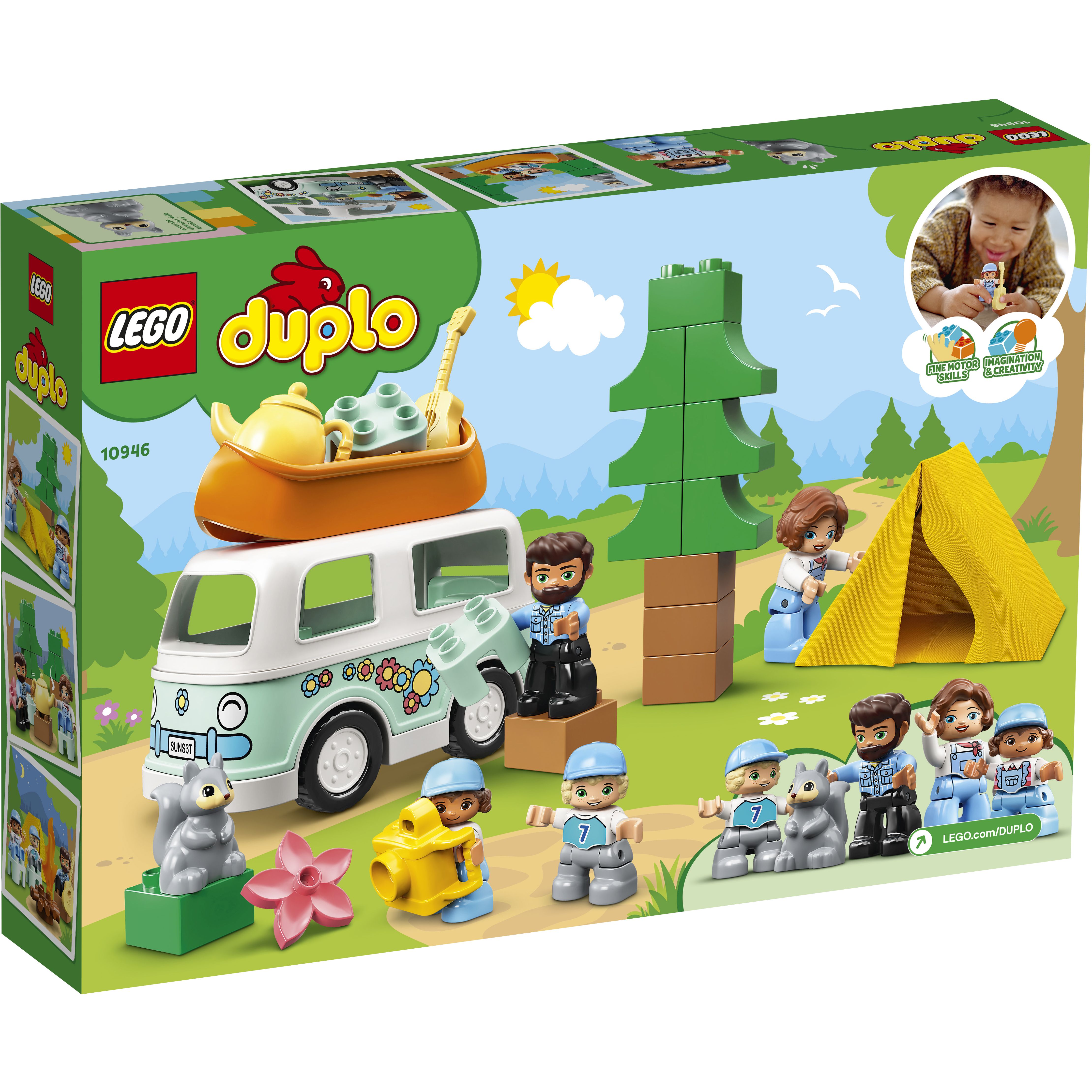 LEGO DUPLO 10946 Chuyến phiêu lưu cắm trại gia đình