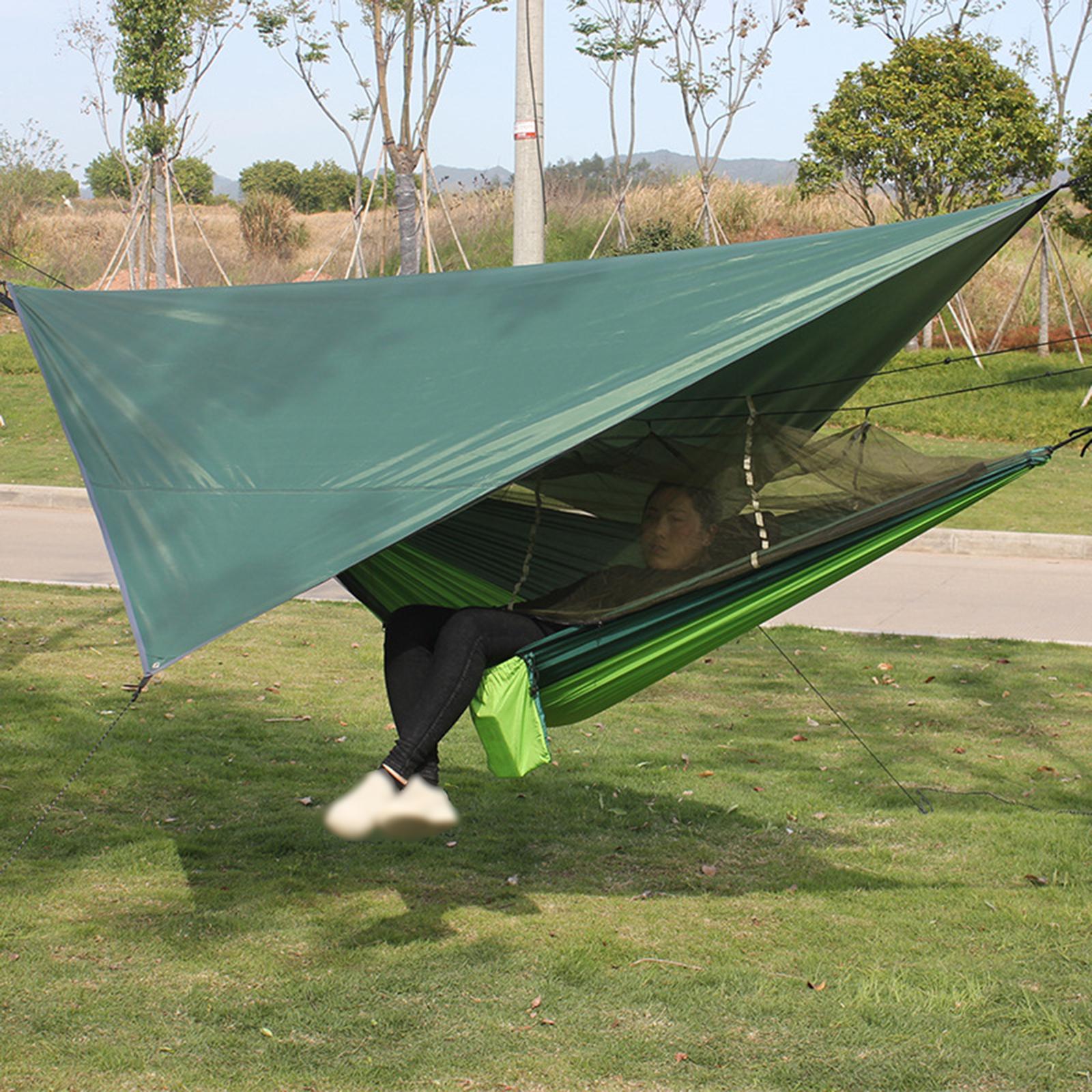 Tent Tarp with Nails ,Picnic Mat Camping Tarp Tent Hammock Tarp, Waterproof Camping tarp Tent Rain Fly Picnic Mat Survival Shelter Sunshade