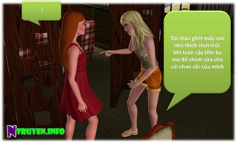 truyện sims - bí mật màu xanh chapter 2 12
