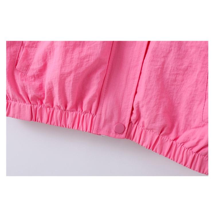 AK64 Size120-170 Áo khoác gió bé gái-chất gió đẹp mịn Thời trang trẻ Em hàng quảng châu