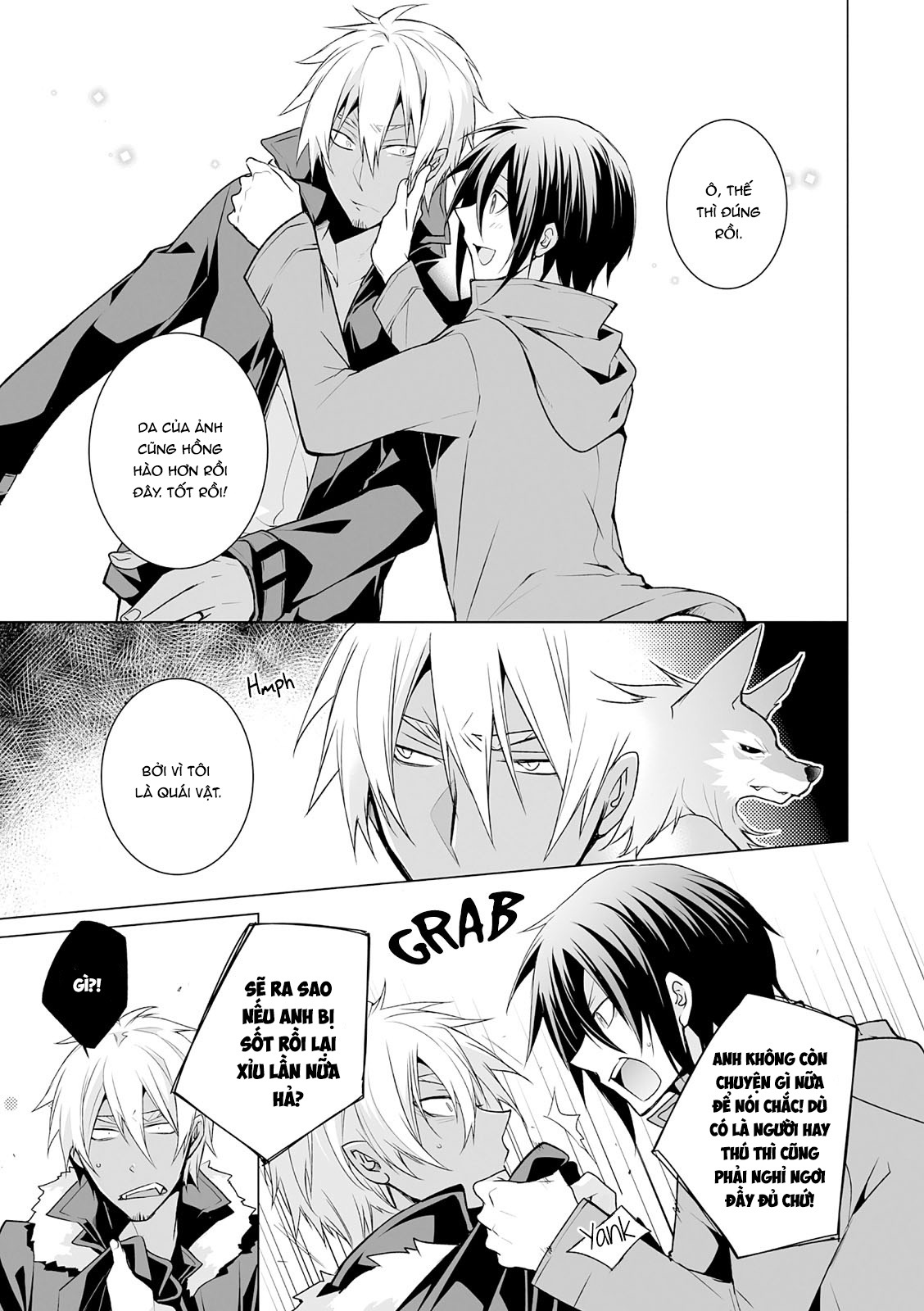 anh chàng người sói và tiểu thuyết gia lập dị chapter 2.2 14