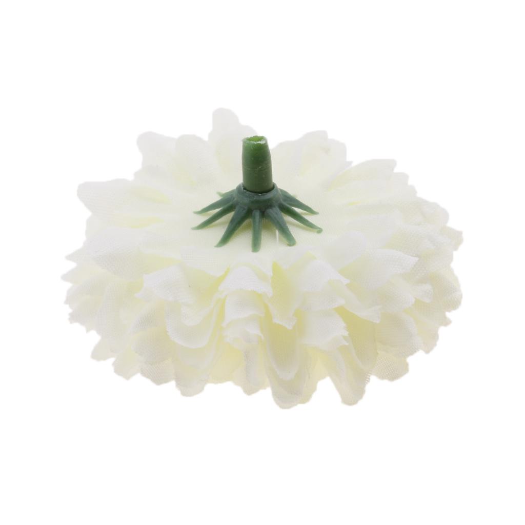20 piece Chrysanthemum Artificial Silk Flower Head Wedding Decor