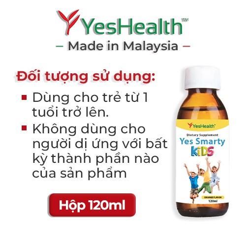 Siro ăn ngủ ngon cho trẻ Yeshealth Yes Smarty Kids giúp bổ sung dưỡng chất giúp bé tăng cường tiêu hóa và sức đề kháng