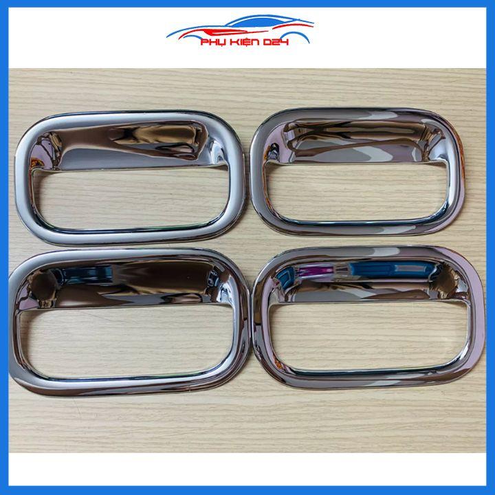 Ốp tay hõm mạ crom Toyota Wigo sáng bóng chống trầy bảo vệ cửa xe ô tô