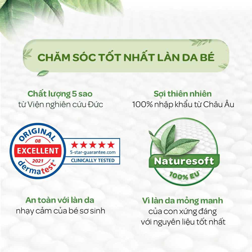 Combo 2 Tã/Bỉm dán sơ sinh Huggies Platinum NatureMade S82/NB60