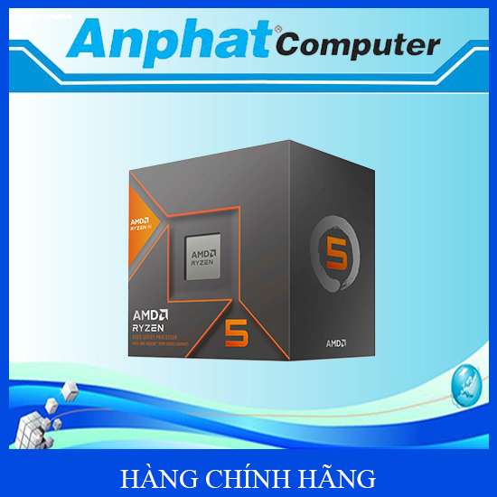 Bộ vi xử lý CPU AMD Ryzen 5 8500G (AMD AM5 - 6 Core - 12 Thread - Base 3.5Ghz - Turbo 5.0Ghz - Cache 22MB) – Hàng Chính Hãng